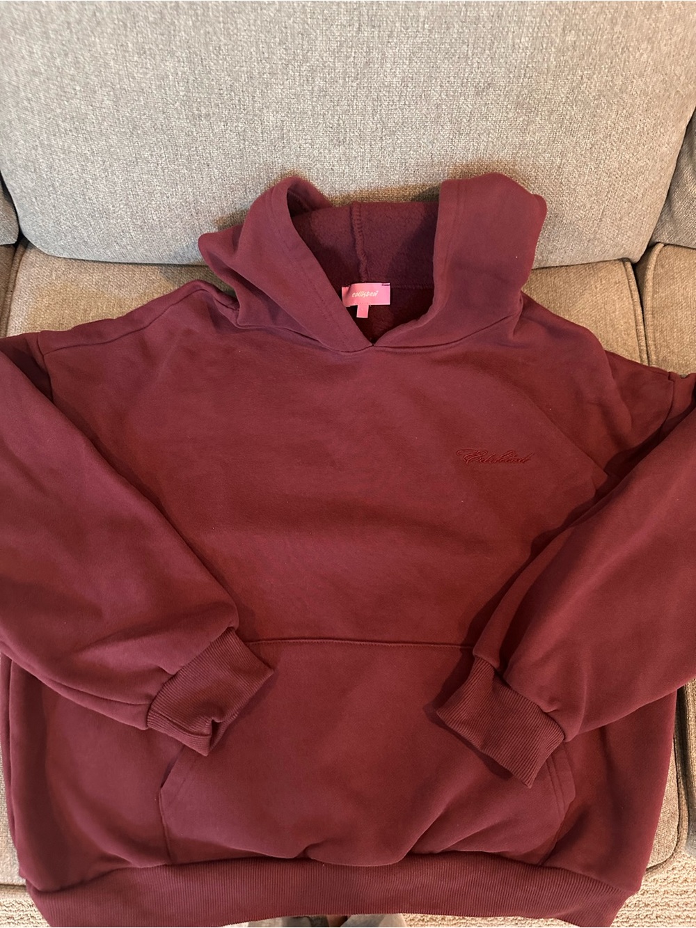 Edikted Sweatshirt Hoodie - size large